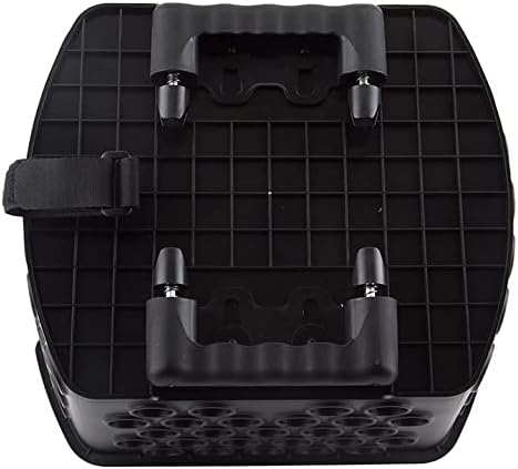 BiKASE Durable Dog Bike Basket & Carrier, Rear Mount Pet Basket for Bikes with Super Comfort Mat and Cover, Ideal for Small Dogs and Cats up to 12 lbs