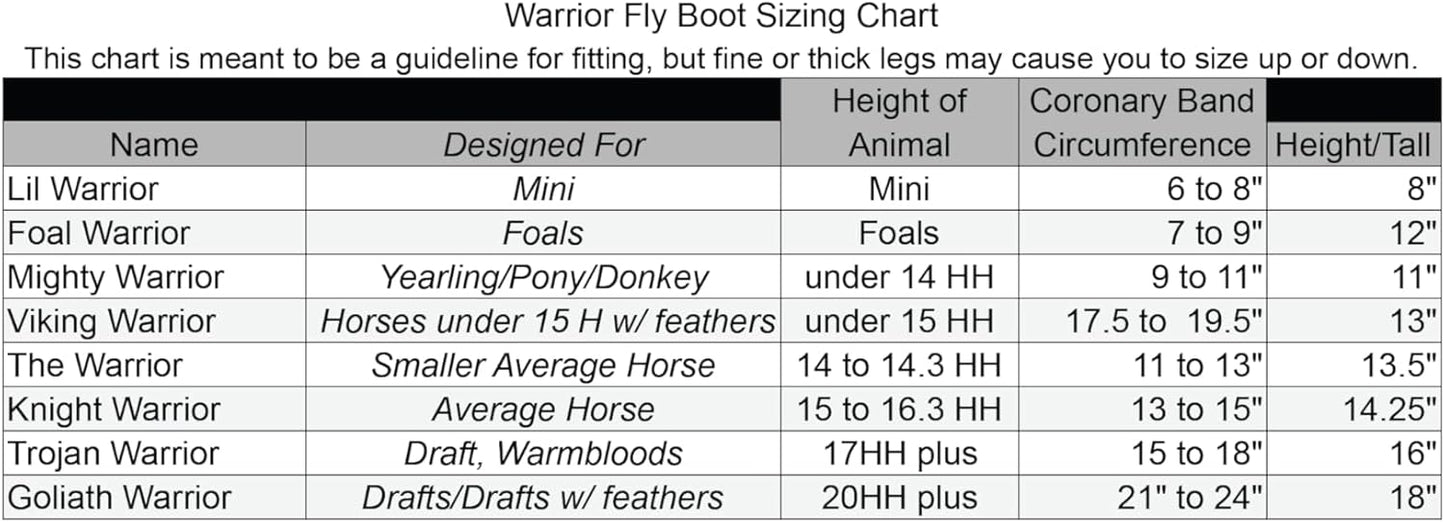 Warrior Fly Boots for Horses - Breathable Mesh Horse Boots for Fly Protection & Leg Comfort - Set of 4 (Trojan Warrior, Neon Orange)