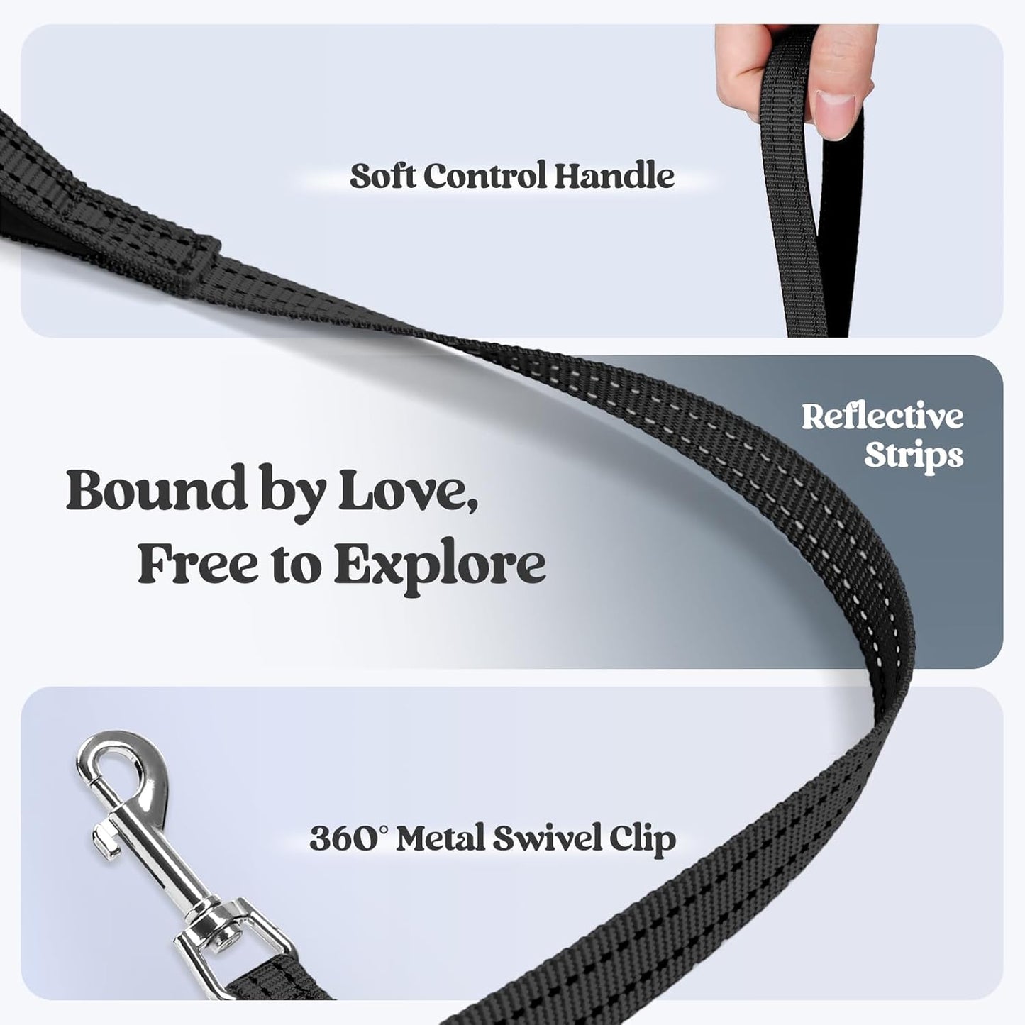 rabbitgoo Dog Harness Small Sized and Leash Set, Step in Soft Light Puppy Vest, Breathable Mesh Pet Harness, Reflective for Safe Easy Walking, Black XXS