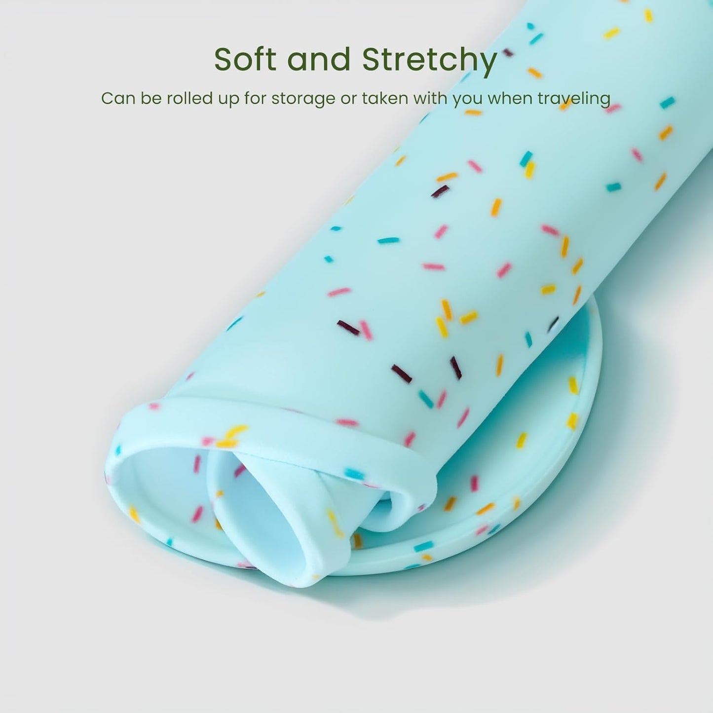 Dog Food Mat Anti-Slip Silicone Dog Bowl Mat Thicker Pet Placemat Waterproof Cat Feeder Pad with Raised Edge Puppy Kitten Feeding Mats Suitable Small Medium-Sized Dogs Cats Eating Tray