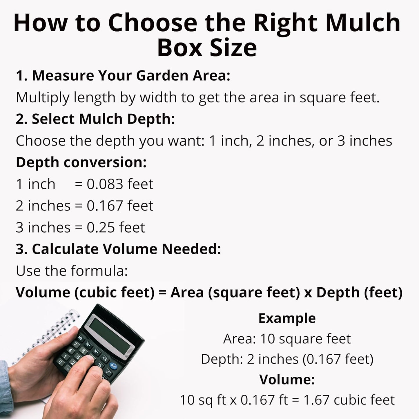 Premium Black Wood Mulch for Landscaping, Gardens, Lawns, Potting Media, and Potted Plants (0.5 CF - 14 L - 15 QTS)