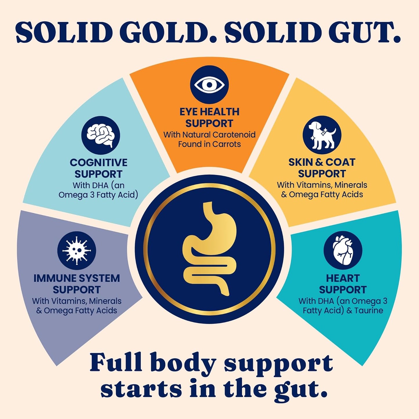 Solid Gold High Protein Dry Cat Food - Grain Free & Gluten Free Chicken Cat Dry Food w/Probiotics for Gut Health & Digestion - High Fiber & Omega 3 - Low Carb Superfood Kibble for Cats All Ages - 3LB