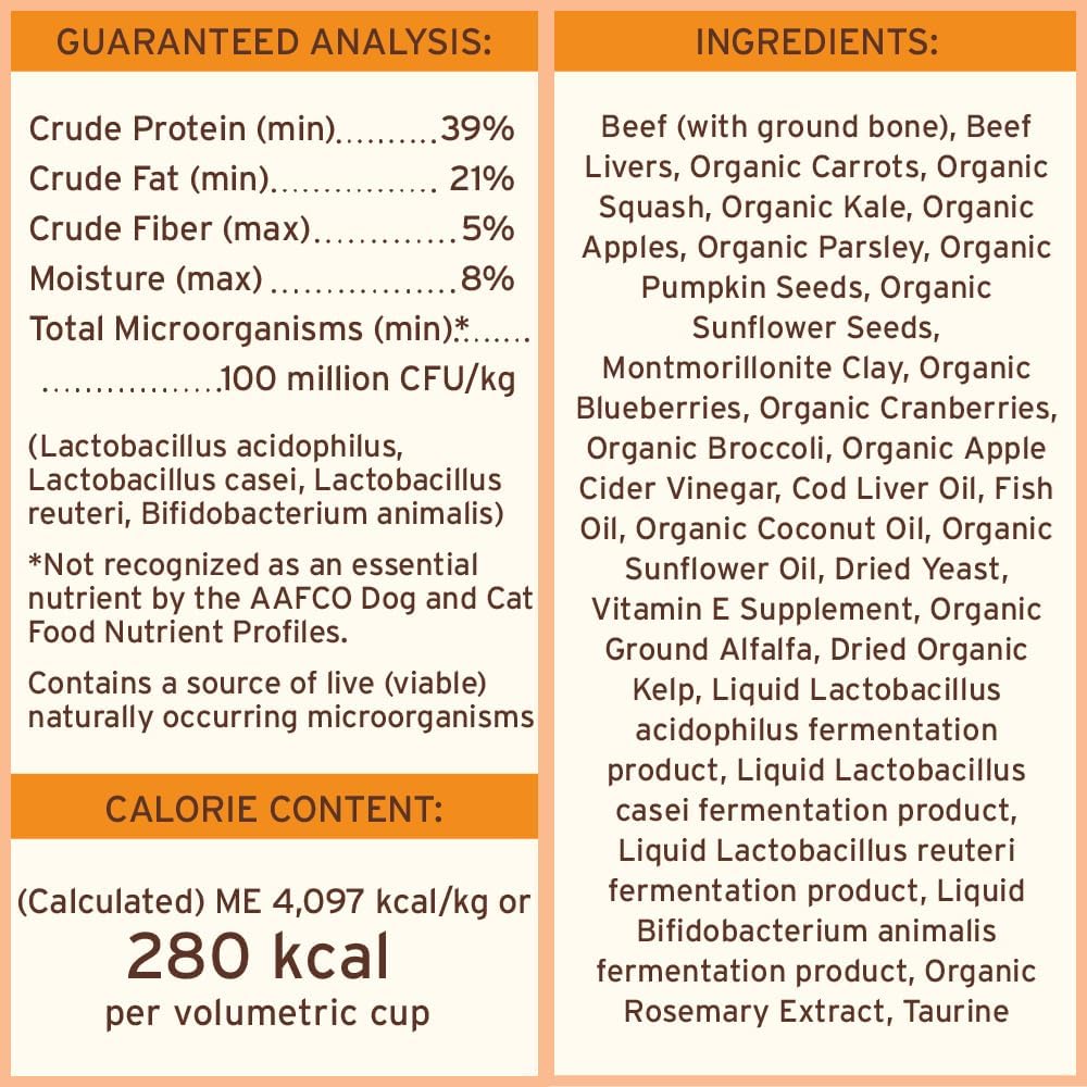 Primal Freeze Dried Dog Food, Pronto Mini Nuggets, Beef; Scoop & Serve, Complete & Balanced Meal; Also Use as Topper or Treat; Premium, Healthy, Grain Free High Protein Raw Dog Food (7 oz)