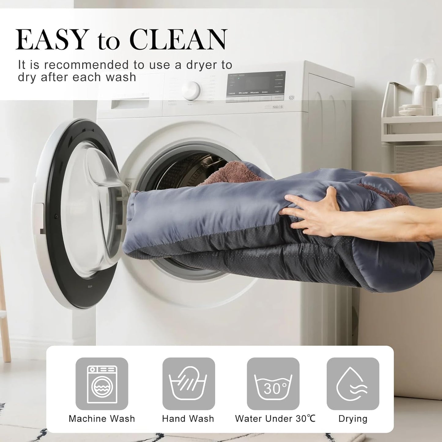 Pet Dog Bed, Comfy and Soft Dog Bed, Extra Large Pet Bed for Large Dogs with Non-Slip Bottom