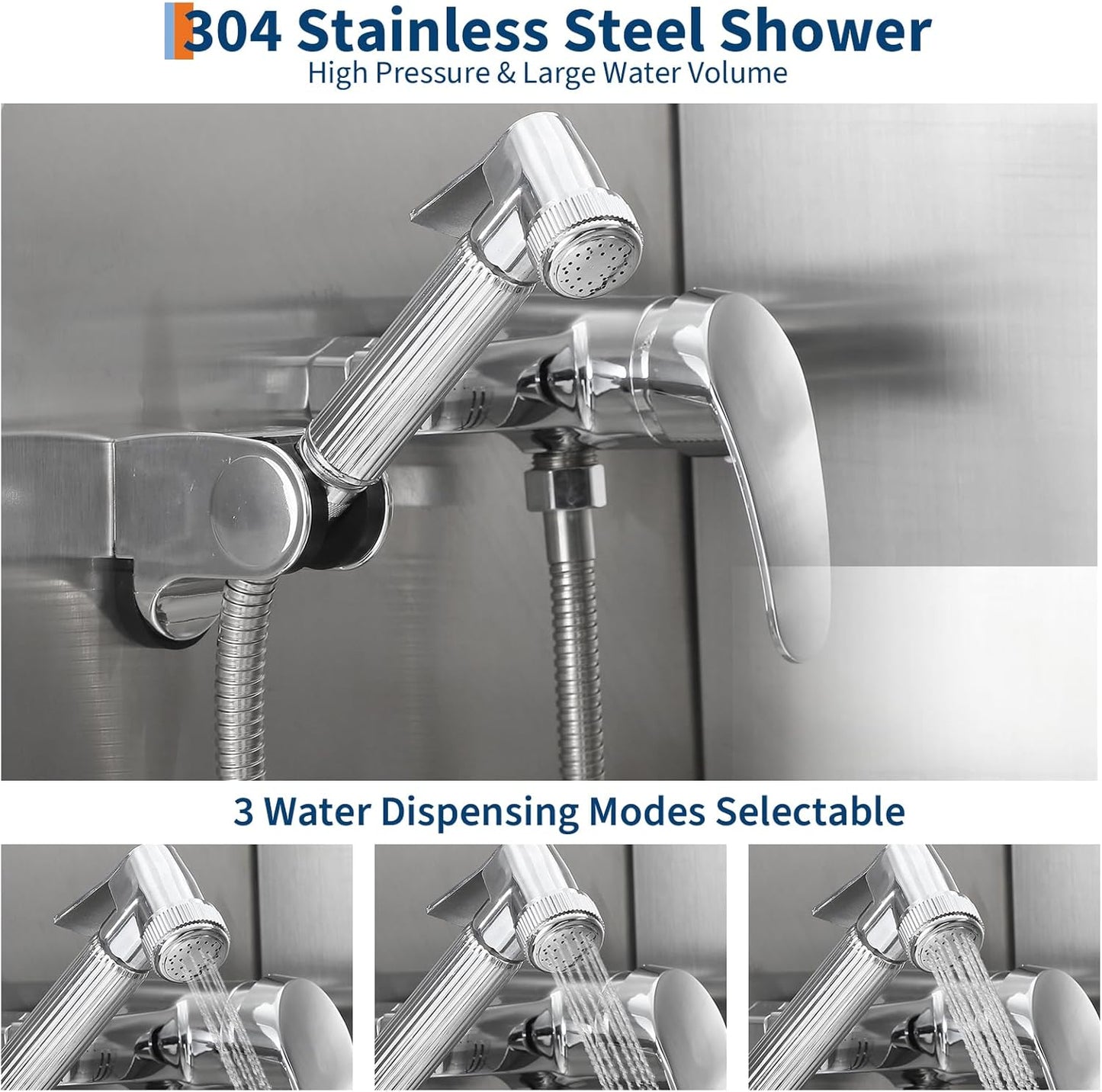 Stainless Steel Dog Washing Station - Dog Bath Tub for Large, Medium, Small Dogs, Pet Grooming Tub with Ramp, Non-Slip Grate, Shower, Soap Box, Faucet, Drain for Home & Outdoor (Left RAMP, 38")