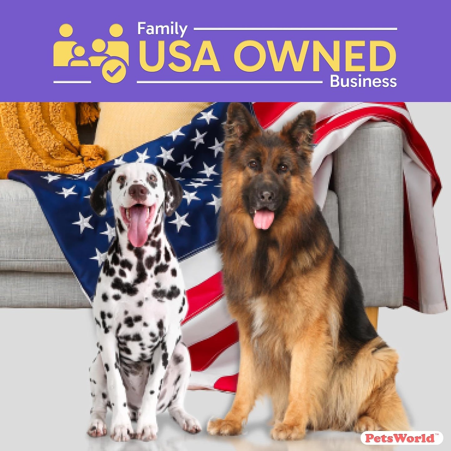 PETSWORLD Enormous Dog Training & Potty Pads, 37x54 inch - Tear Resistant with Strong Leak-Proof Backing, Optional Adhesive Tape, 25 Count