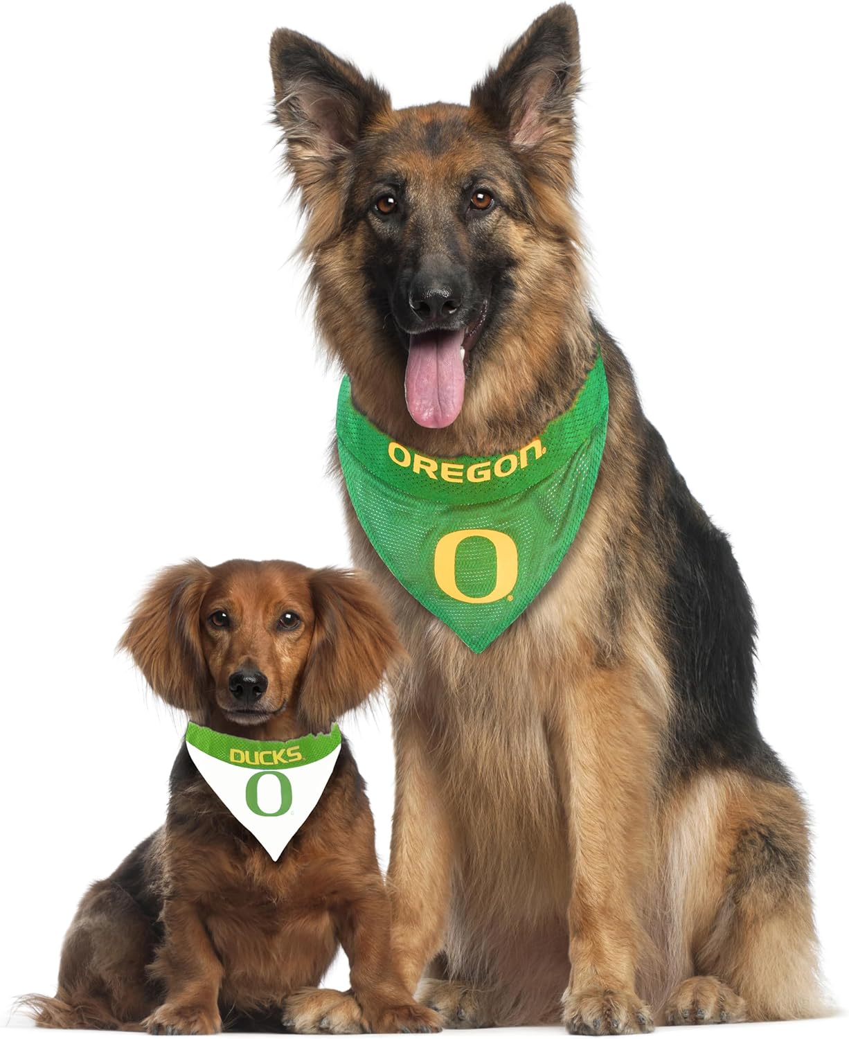 Pets First Collegiate Pet Accessories, Reversible Bandana, Oregon Ducks, Small/Medium