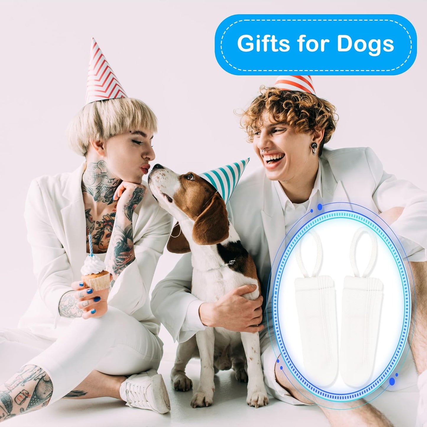 40 Pcs Fingerbrush for Dogs with Straps Dog Finger Toothbrush Fabric Soft Pet Dental Finger Brush for Dog Cat Teeth Cleaning Washable & Reusable Care Brushing Kit Reducing Plaque