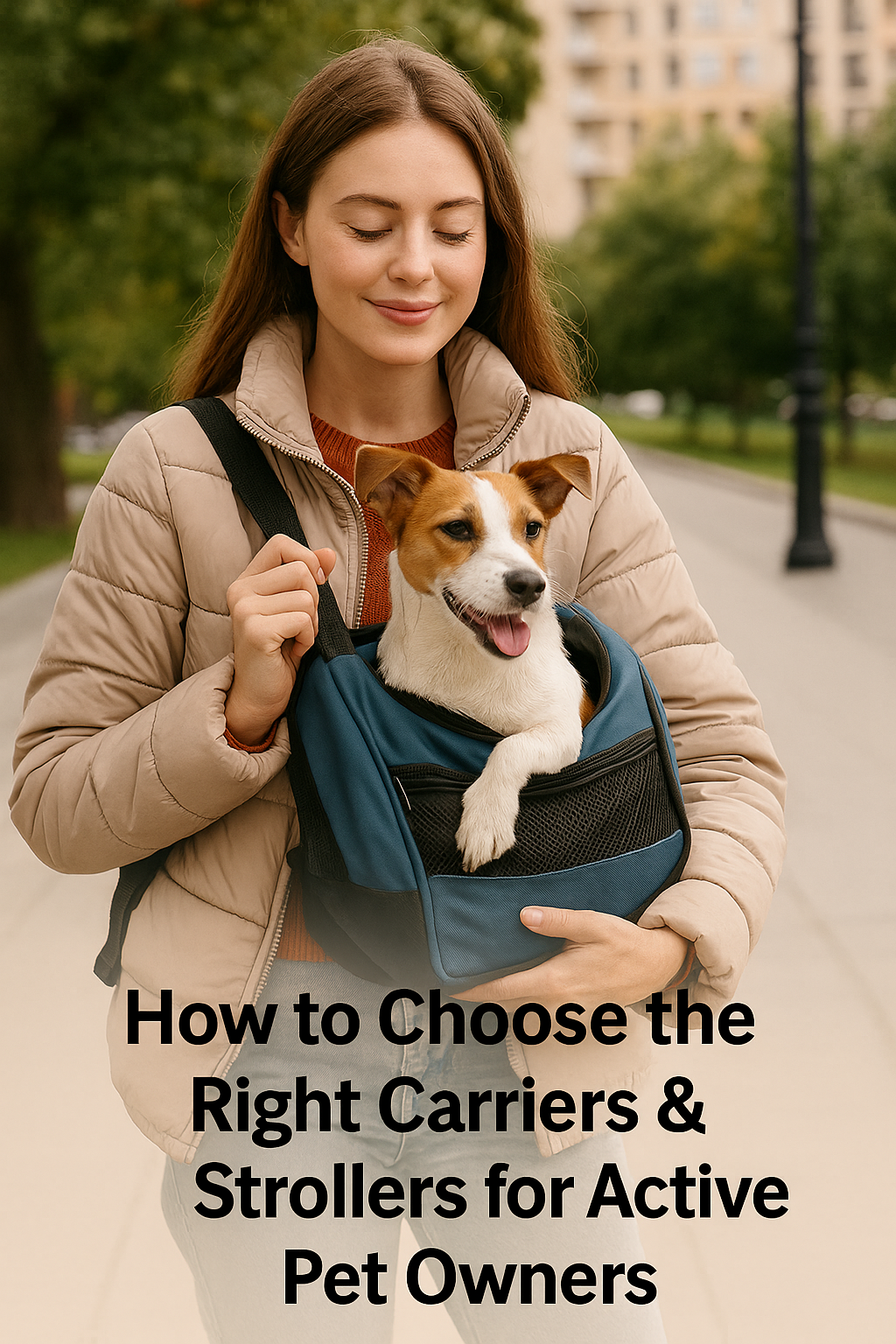 How to Choose the Right Carriers &amp; Strollers for Active Pet Owners