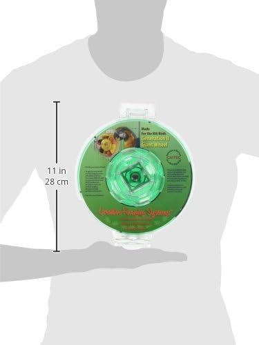 Featherland Paradise Creative Foraging Systems Foraging Wheel, Interactive Bird Cage Toy Feeder