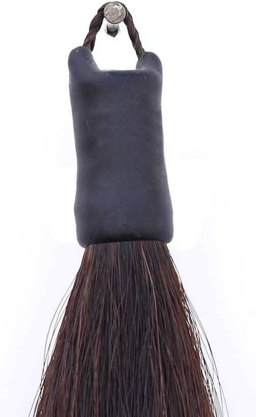 Horse Tail Extensions with Braided Horsehair Loop, Blunt Cut Bottom, 34-36 inches Long and 1 lb Weight (Dark Sorrel)