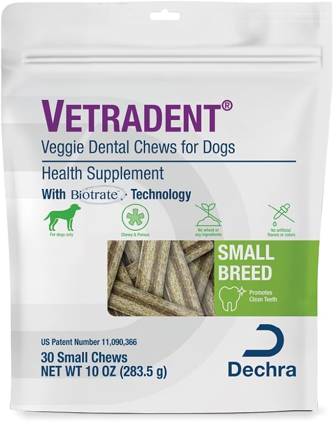 Vetradent® Veggie Dental Chews for Small Dogs