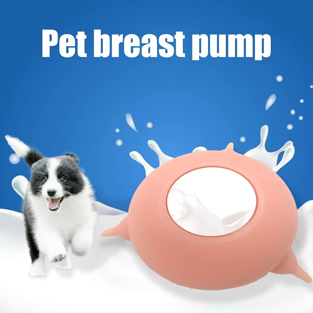 Puppy Feeder Milk Bowl, Silicone Puppy Bottle with 3 Nipples Bubble Pet Nursing Feeder for Doggie Cat Kittens Puppies Rabbits