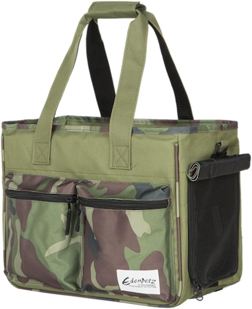 Cat Carrier Bag, Foldable Pet Bag Airline Approved, Pet Travel Carrier for Medium Cats Small Cats Dogs, Sturdy Transport Carriers Long Trips(Green)