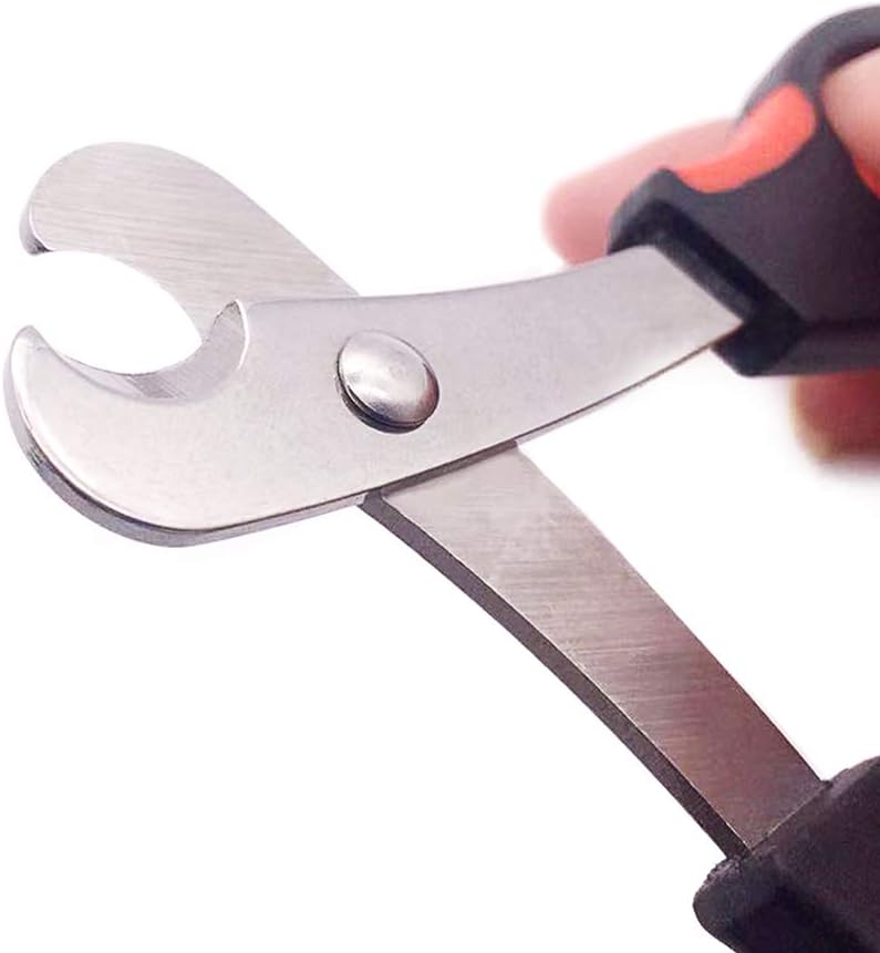 Professional Cat Nail Clippers Trimmer Scissors for Small Breeds, Puppies, Rabbits, and More, Safe Sharp Stainless Steel Blades, Non-Slip Big Handles, Easy at Home Grooming