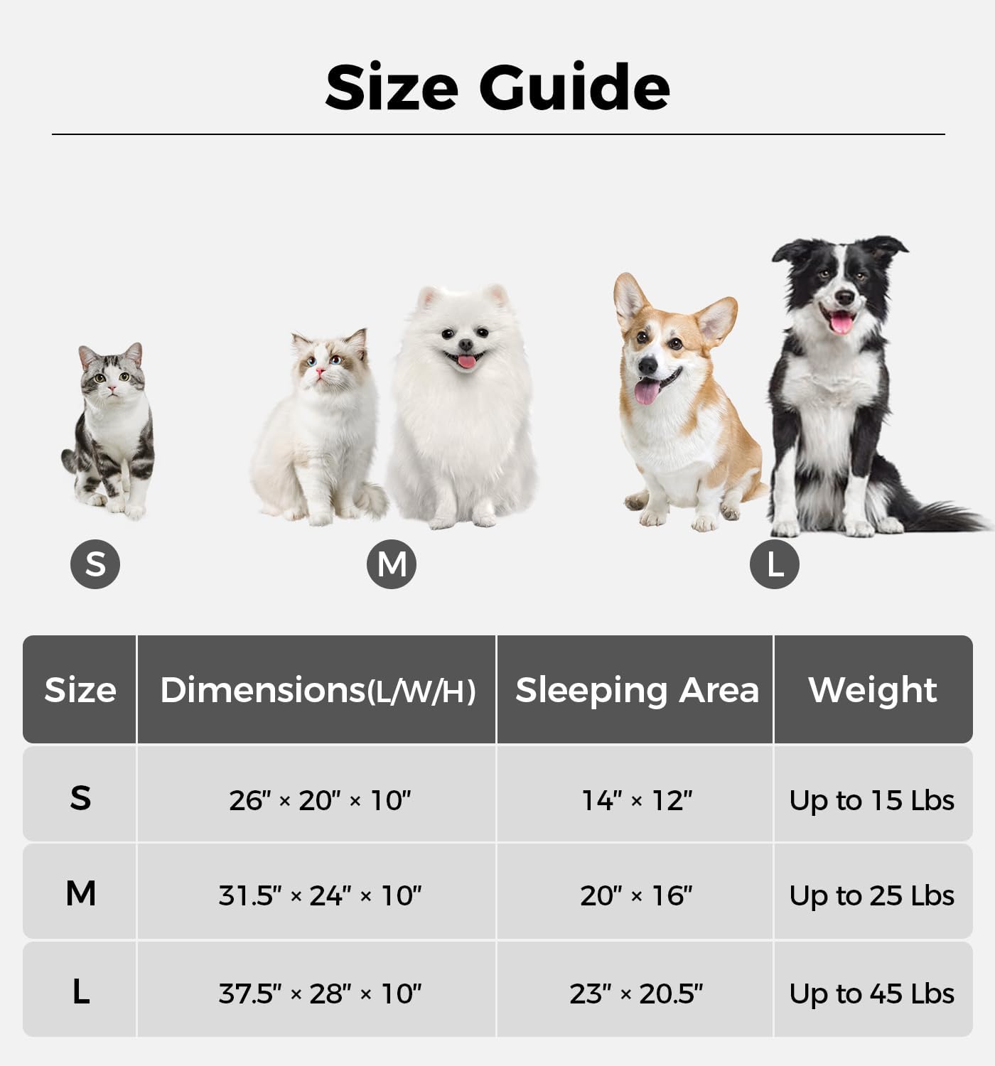 Made4Pets Cat Couch Bed, Soft Faux Fur Checkered Pet Sofa, Calming Fluffy Cat Sofa with Supportive Foam, Removable Washable Cover with Non-Slip Base, White, Small