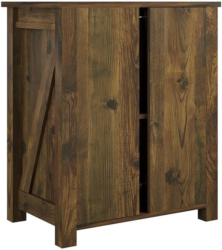 Pemberly Row 10/20 Gallon Aquarium/Terrarium Stand in Rustic