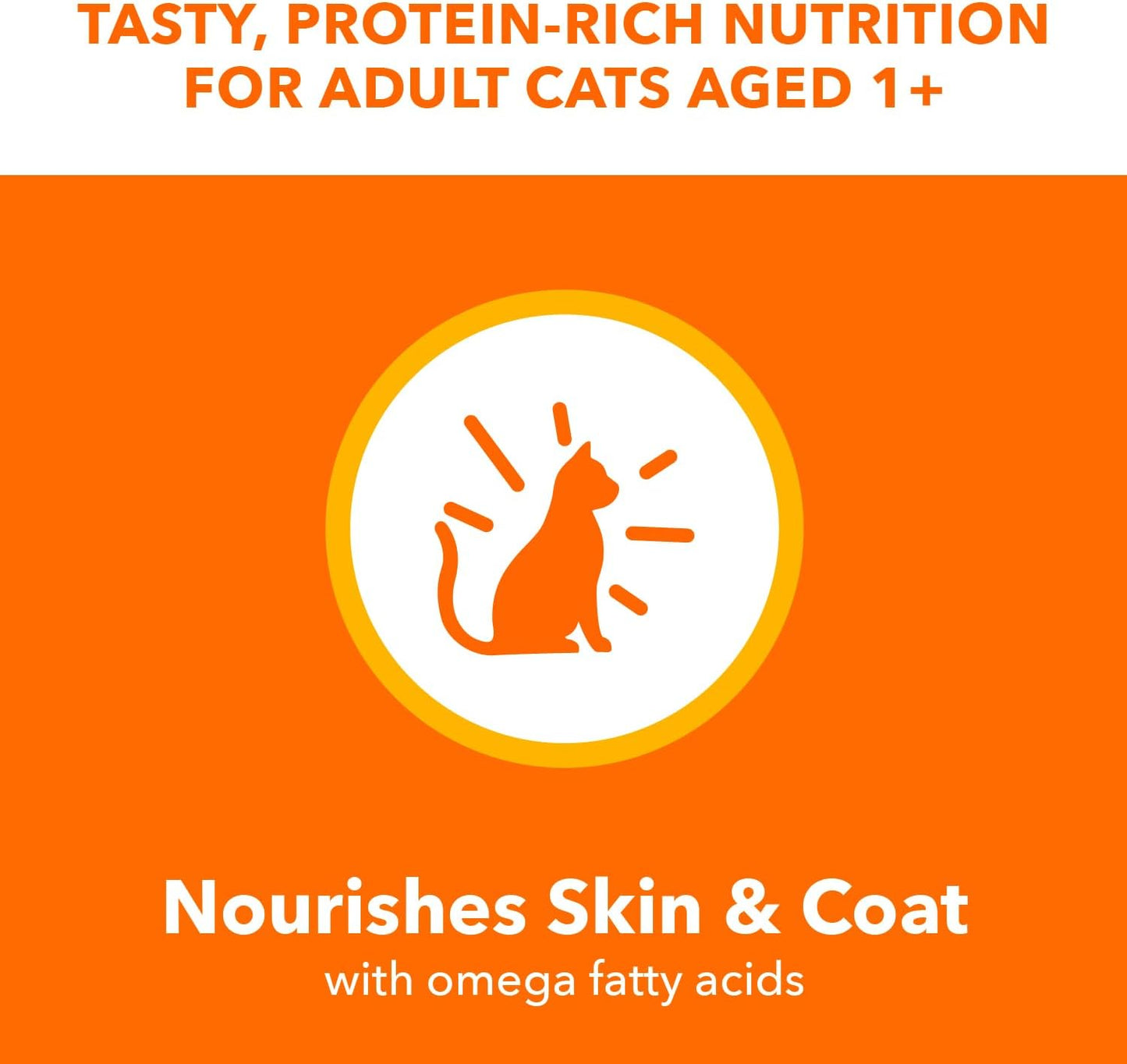 IAMS Perfect Portions Adult Wet Cat Food Cuts in Gravy, Chicken, Tuna, and Salmon Recipe Variety Pack, 2.6 oz. Easy Peel Twin-Pack Trays (24 Count, 48 Servings)