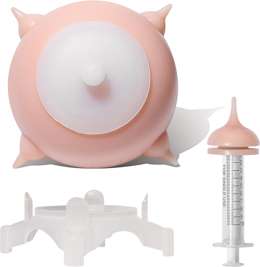 Puppy Milk Feeder Nursing Station feeders for Multiple Puppies Milk replacer Dongdong pet (S Size Bowl (Toy/Small Puppy)