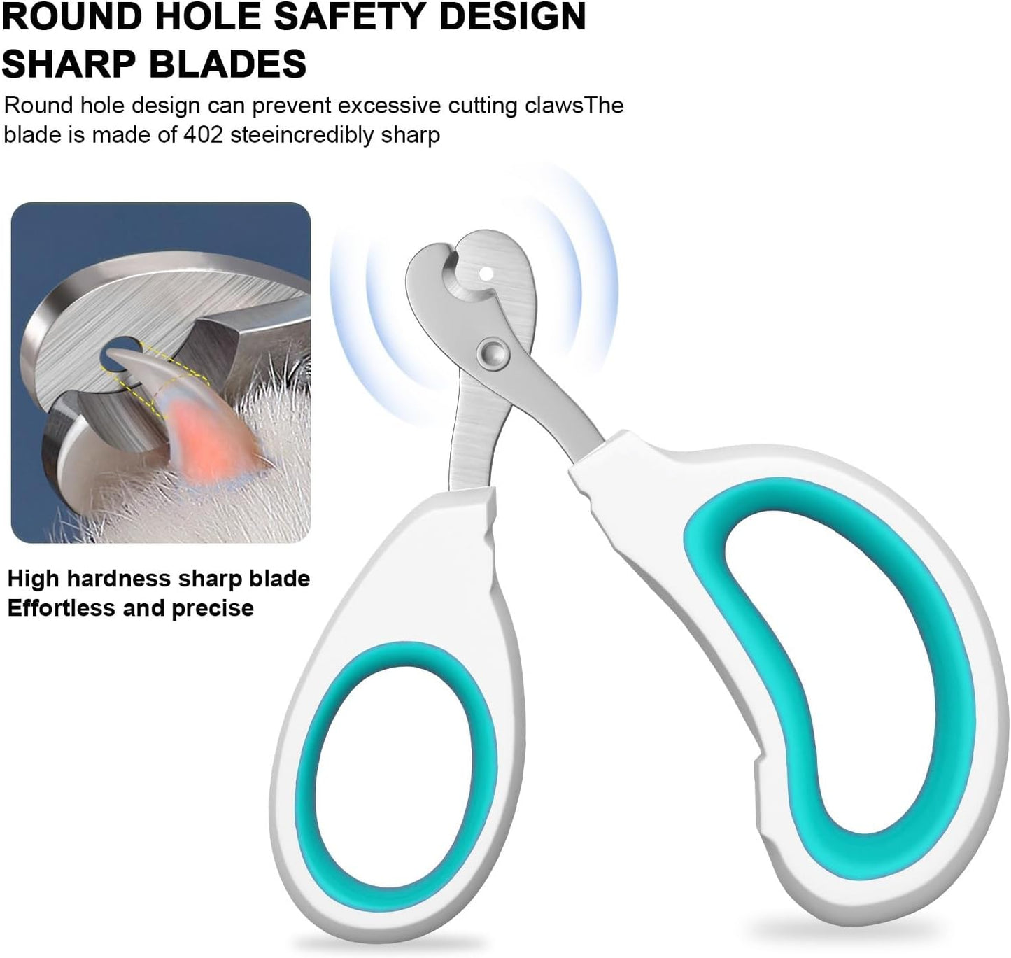 Cat Specific Nail Clipper, Avoiding Excessive Cutting, Suitable for Beginners. It Can Also be Used for Small Animals Such as Birds, Hamsters, Rabbits, Hedgehogs, Ferrets, Guinea Pigs, Etc.