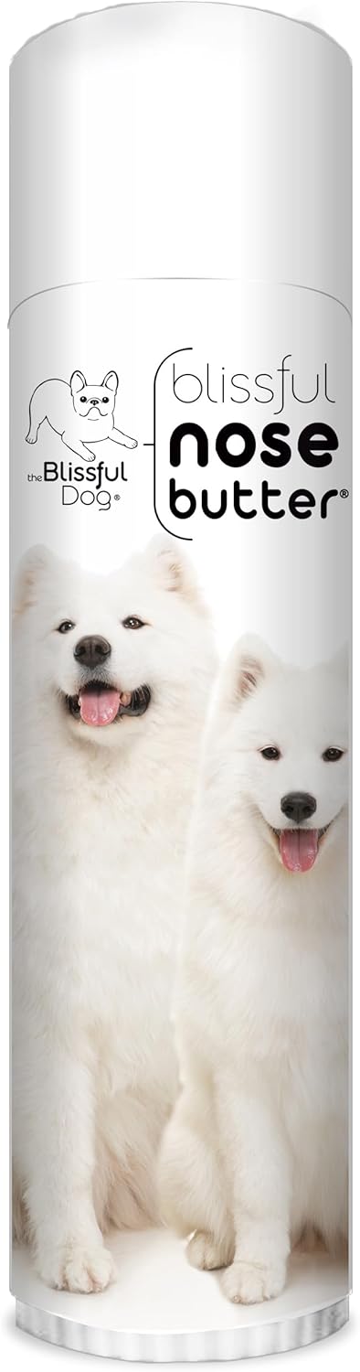 The Blissful Dog Samoyed Unscented Nose Butter - Dog Nose Butter, 0.50 Ounce