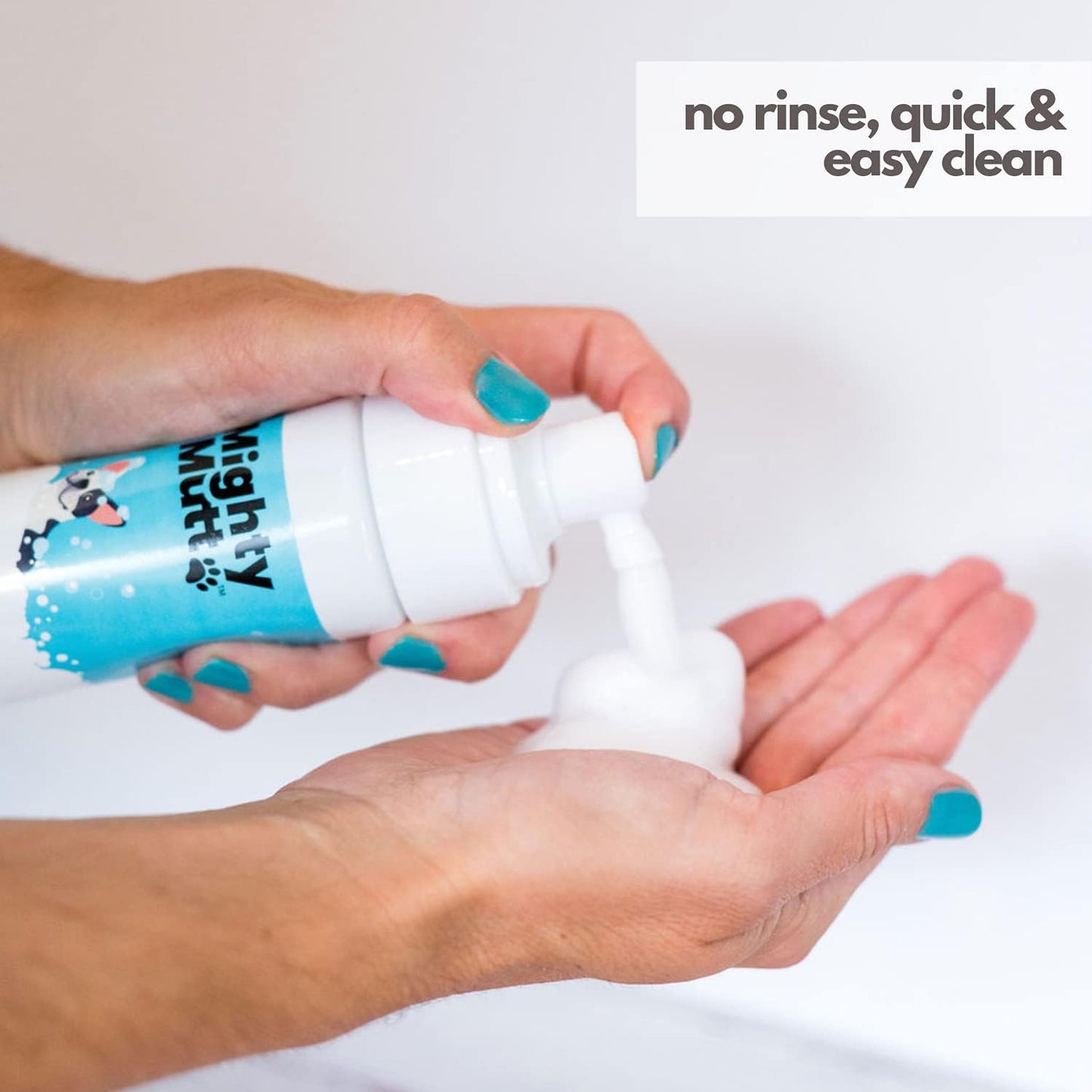 Mighty Mutt Waterless Foam Shampoo for Dogs | Dry Shampoo for Dogs No Rinse | Deodorizes Smelly Dogs | Soothing & Anti-Itch | Hypoallergenic | Waterless Dog Shampoo – Fresh Breeze Refill | 30 fl oz