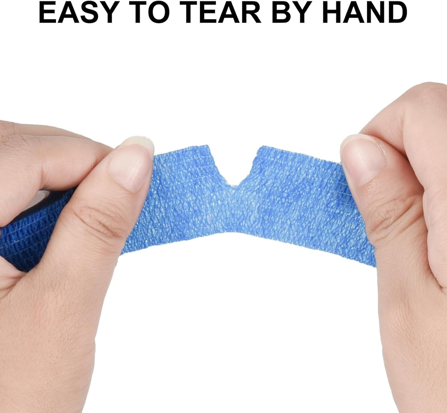 12 Pack Self Adhesive Bandage Wrap 1 Inch Cohesive Bandage Self Adherent Vet Wrap for Dog Pets Elastic Bandage Finger Tape Self Stick Wrap for First Aid Sports Athletic Tape (Mixed Colors)