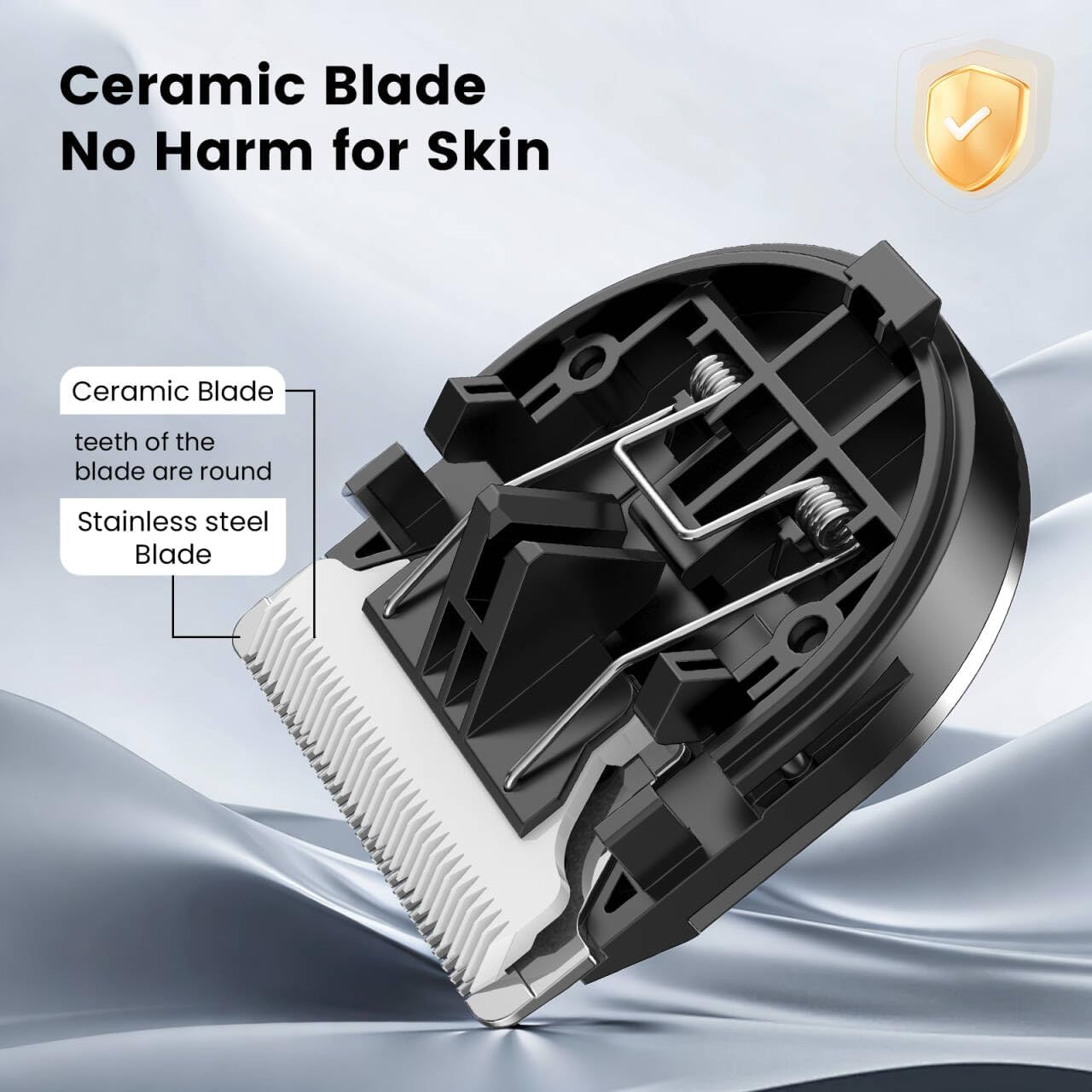 Detachable Replacement Blades for Horse Grooming Clippers, Pet Hair Shaver with Widen Ceramic Blades for Dogs, Cats, Sheep, Other Animals