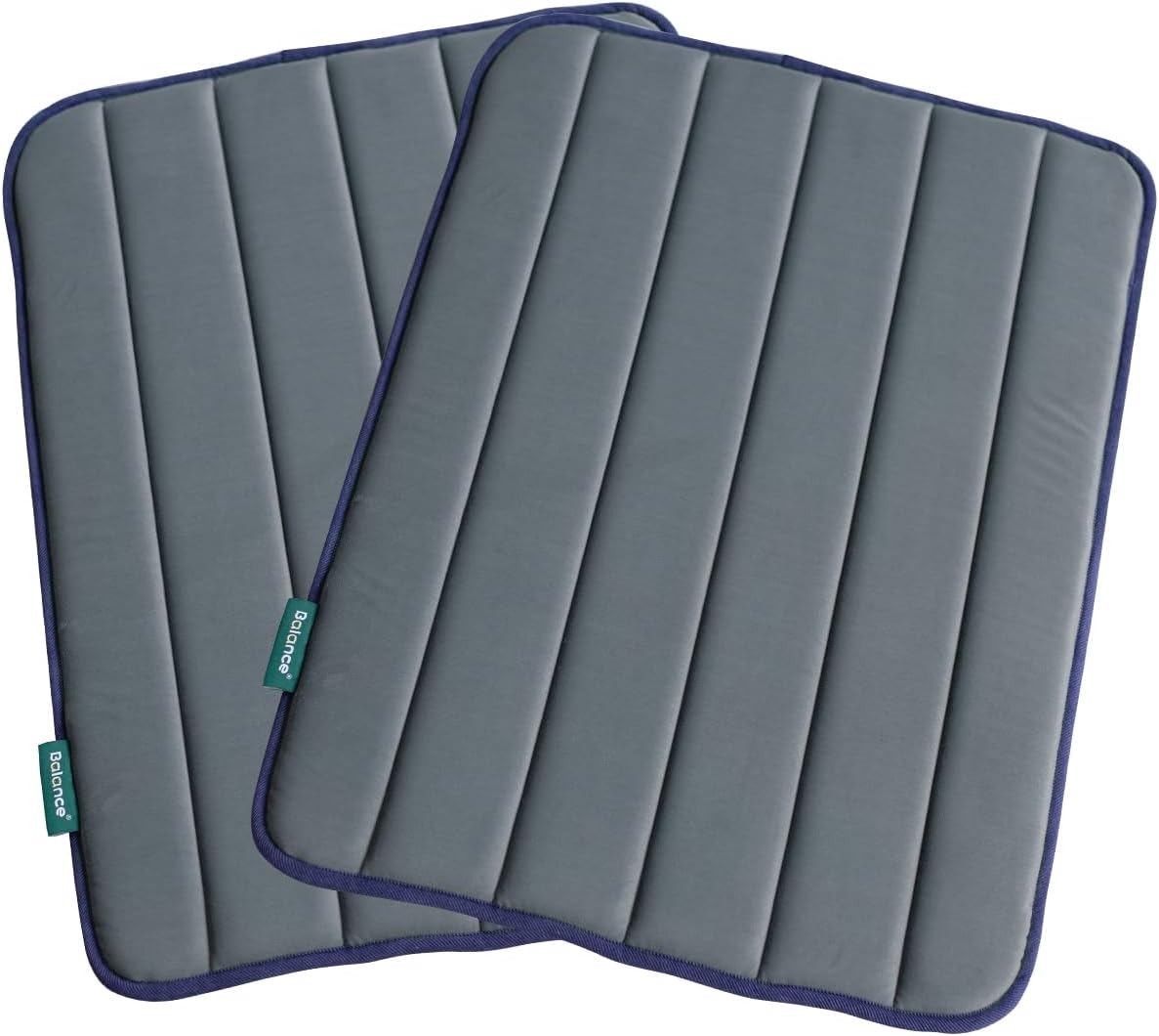 BALANCE Dog Crate Pad, Dog Foam Crate Mat Kennel Pad, Washable Water-Resistant Pet Bed Flat Dogs Cage Mat for Medium Dogs, 2 Packs