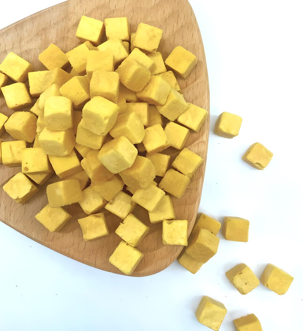 Organic Freeze Dried Dog & Cat Treats - Single Ingredient, Grain Free Food Toppers for Healthy Pets, No Fillers or Preservatives (3 Bag, Egg)