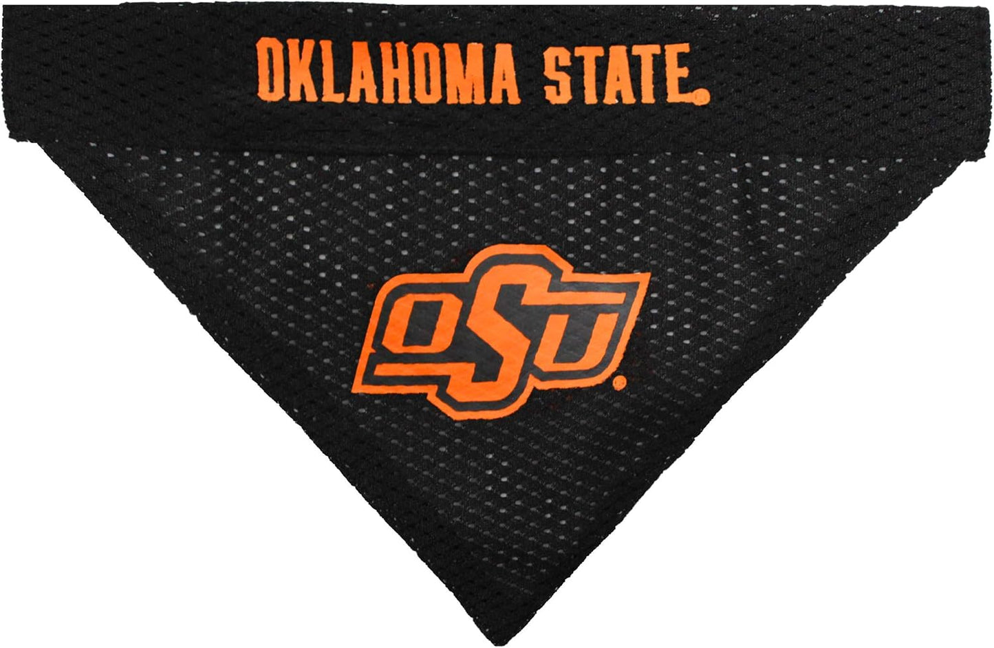 Pets First Collegiate Pet Accessories, Reversible Bandana, Oklahoma State Cowboys, Large/X-Large