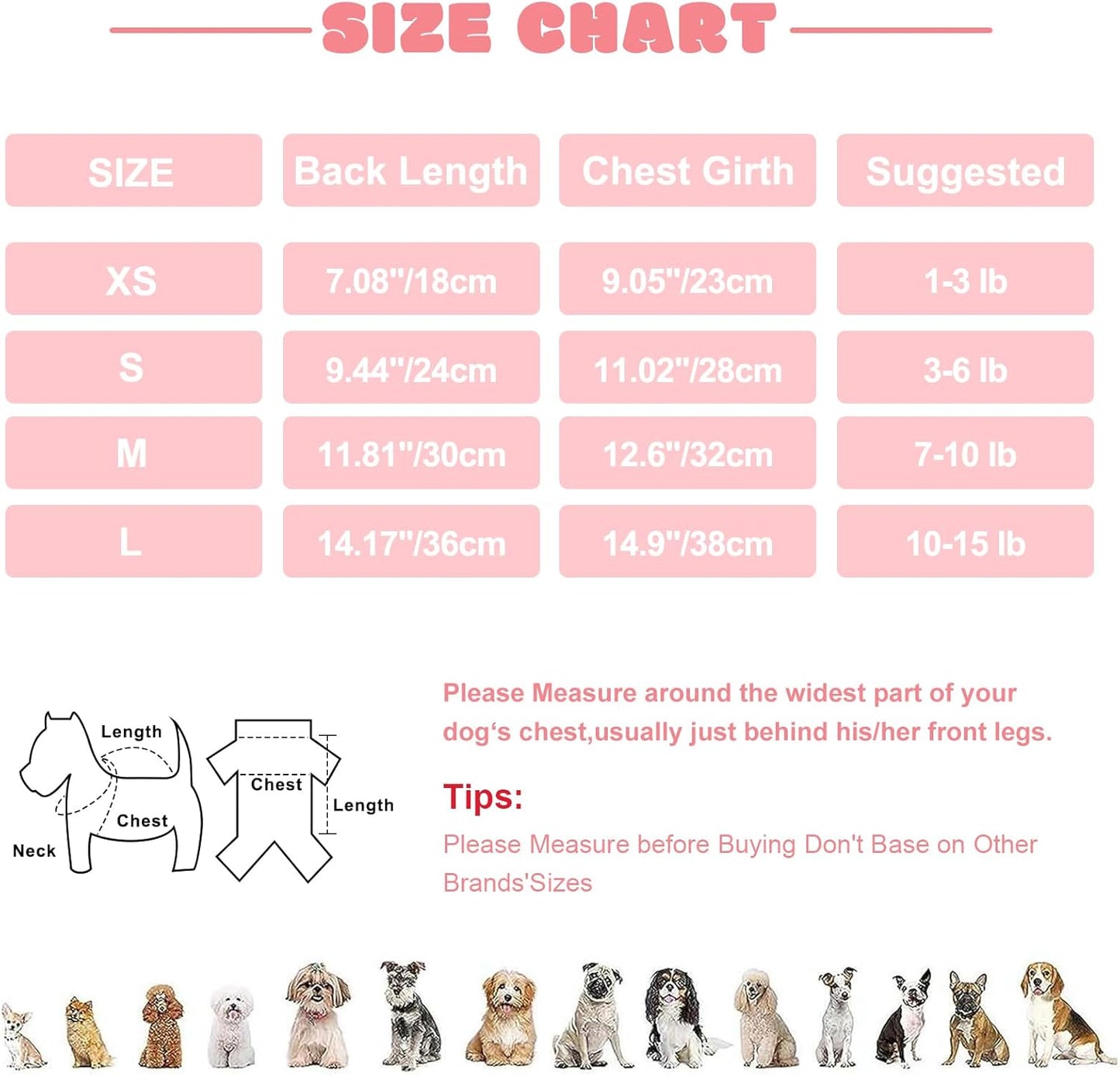 Dog Pajamas Small Sized Dogs Stretchable Summer Dog Clothes Pjs 4 Legs Girl Boy Cute Soft Puppy Outfits Doggie Cat Jammies Jumpsuit Sleeper for Pet, Pink Cow, S