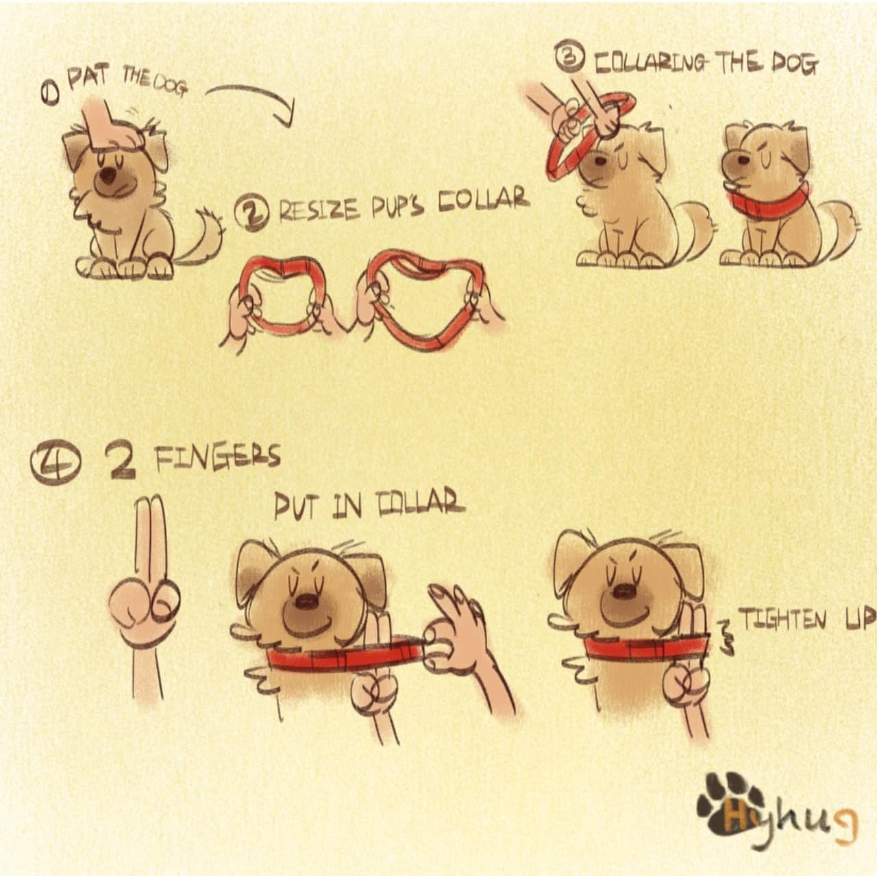 Hyhug Pets Premium Upgraded Heavy Duty Nylon Anti-Escape Martingale Collar for Boy and Girl Dogs Comfy and Safe - Professional Training, Daily Use Walking. (Large, Classic Blue)