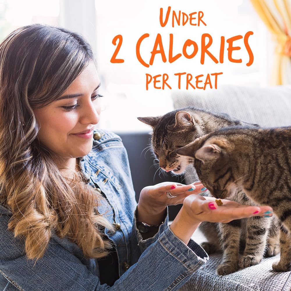 Fruitables Cat Treats, Healthy Treats for Cats, Low Calorie and Packed with Protein, Crunchy Biscuits, Free of Wheat, Corn and Soy, Made with Real Tuna and Pumpkin, 30oz