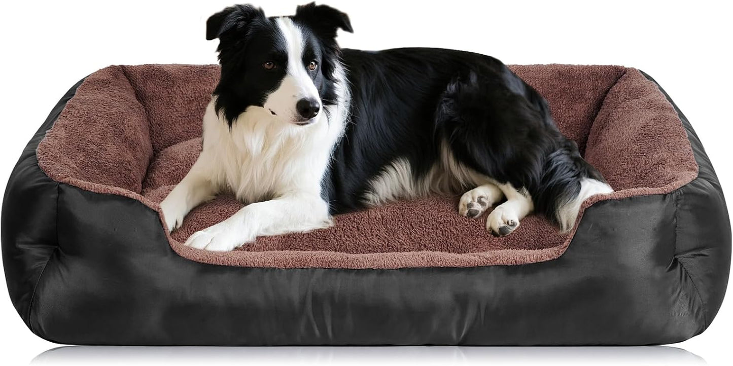 Dog Beds for Medium Dogs, Medium Dog Bed, Warming Soft Durable Pet Bed with Anti-Slip Bottom