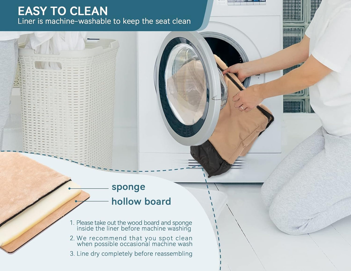 Petsfit Dog Booster Car Seat for Medium Dog or 2 Small Dogs with Patent Buckles, Washable Pad, Upgraded Pet Car Seat for Dogs Up to 45 lbs (Medium, Tan)