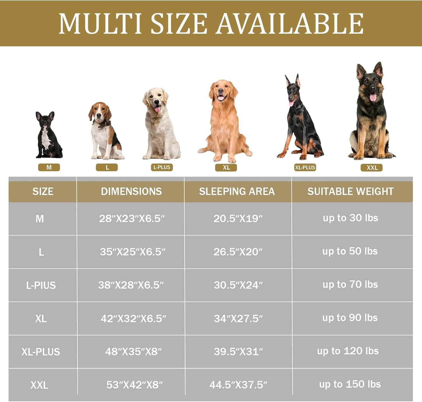 Bedfolks Orthopedic Dog Bed, Waterproof Dog Sofa Bed for Medium Dogs, Egg Foam Pet Couch Bed with Removable Washable Cover and Nonslip Bottom, Dark Grey