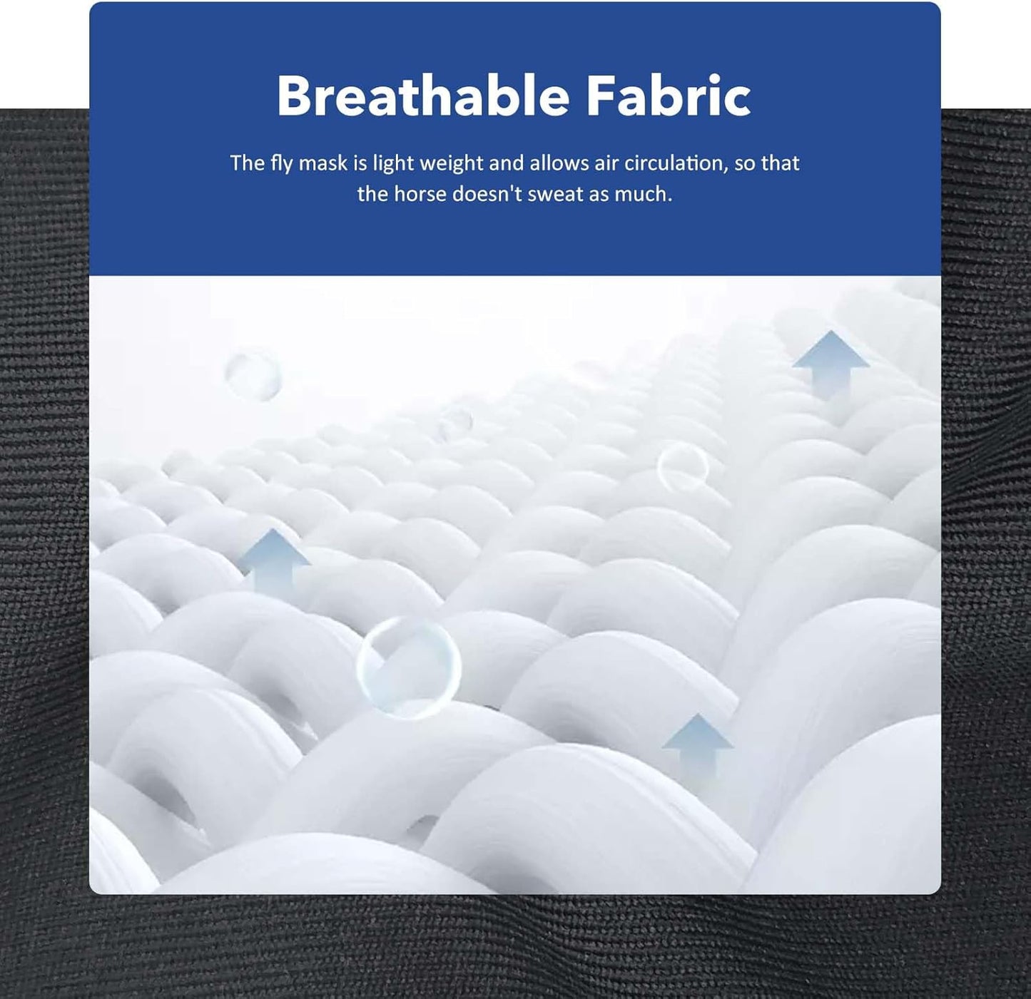 Harrison Howard Super Comfort Stretchy Fitting Horse Fly Mask with UV Protection Soft on Skin with Breathability Tribal Abstract Pony