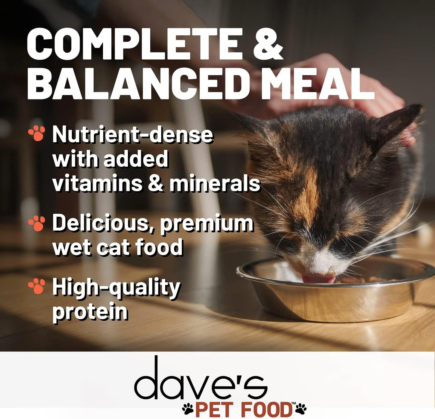 Dave's Pet Food Grain Free Wet Cat Food Pate (Beef & Chicken), Made in USA Naturally Healthy Canned, 12.5 oz Cans (12 Pack)