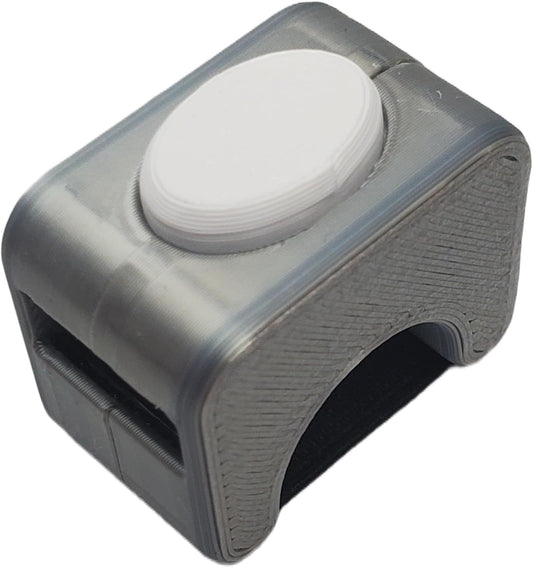 Flex Clicker Premium Hands-Free Training Ring | Dog Clicker for Training | Puppy Trainer | Pet Tool for Dogs, Cats, Horses & Birds | Multiple Colors Available (Silver)