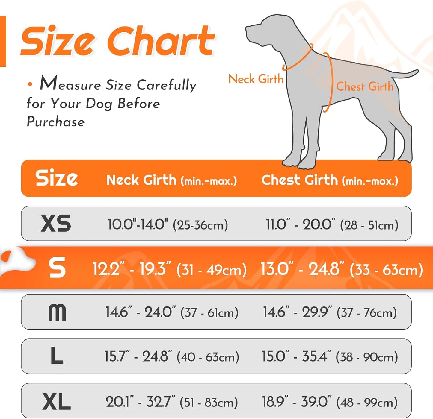 Eagloo Dog Harness Small Sized Dog, No Pull Service Vest with Reflective Strips and Control Handle, Adjustable and Comfortable for Easy Walking, No Choke Pet Harness with 2 Metal Rings, Orange, S