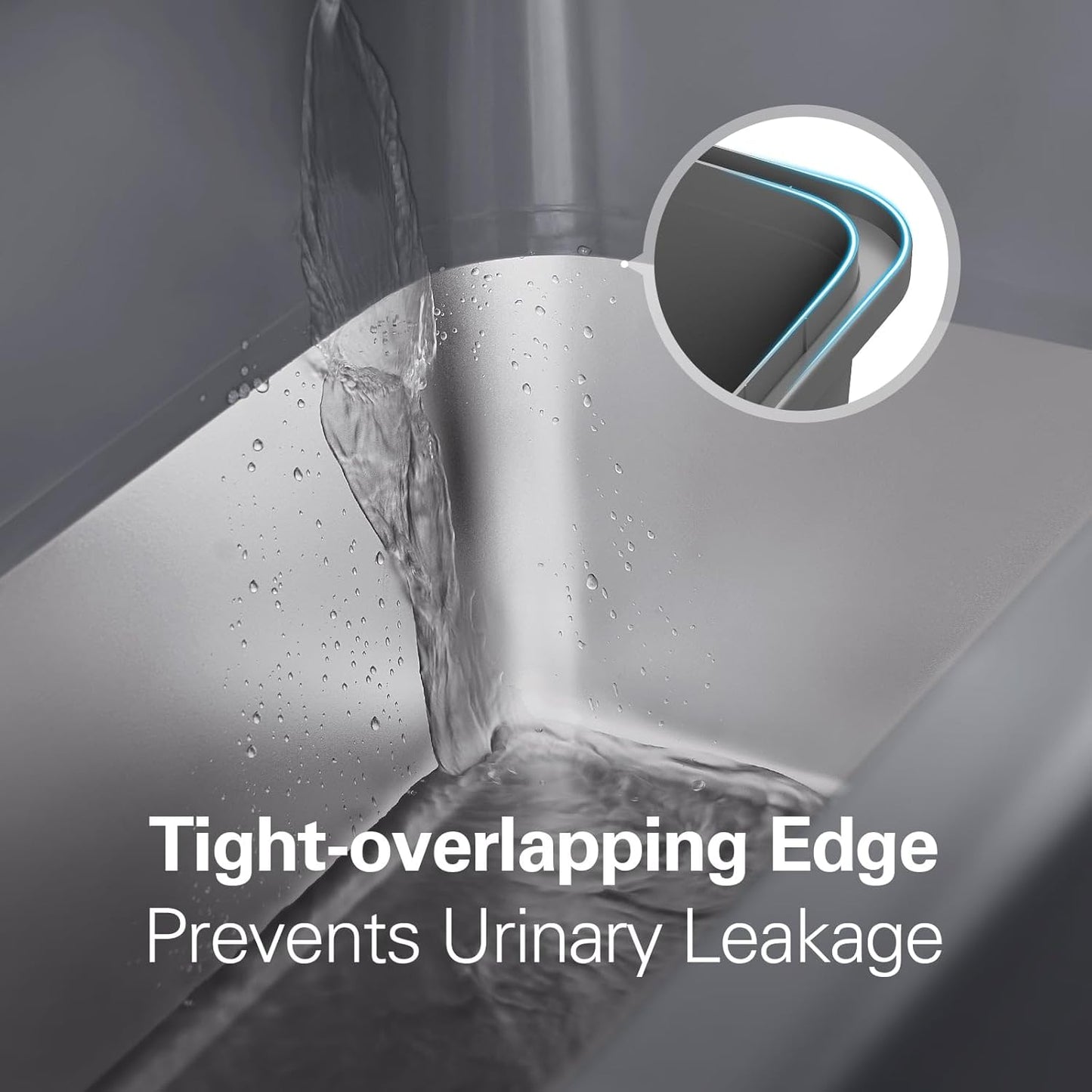 Zarler Stainless Steel Litter Box with Lid, Extra Large Cat Litter Boxes, XL Large Metal Litter Box for Big Cats with High Sided, Grey (Non-Sticky, Easy to Clean, Anti-Urine Leakage)