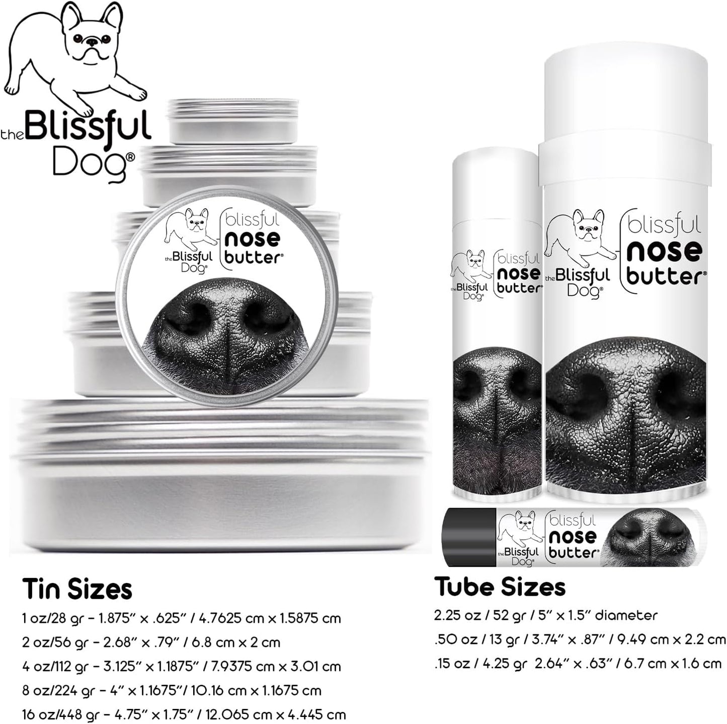 The Blissful Dog German Shorthaired Pointer Unscented Nose Butter - Dog Nose Butter, 4 Ounce
