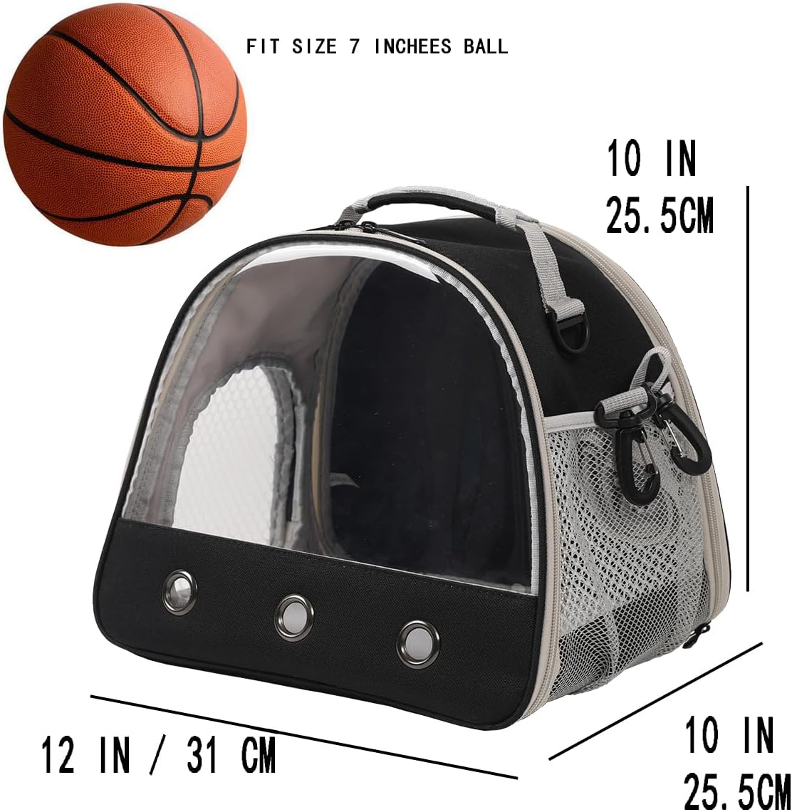 Bearded Dragon Travel Carreir Bag,Guinea Pig Carrier for 2,Reptile Travel Carrier for Lizards Sugar Glider Hedgehog Rat Parrot Birds