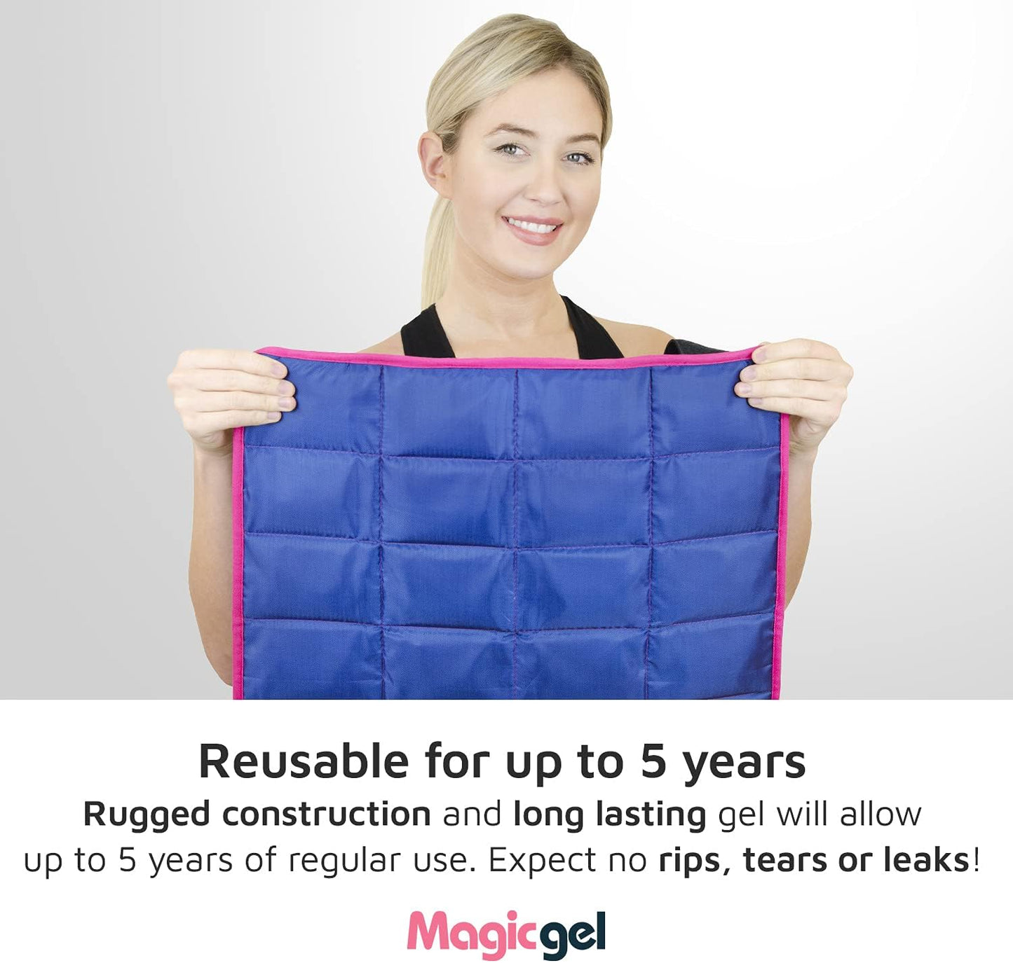 Magic Gel Horse Ice Pack with Carry Case - Twin Ice Boots | Cooling Horse Leg Wraps for Hock, Ankle, Knee, Legs, Boots, and Hooves | Horse Tack, Horse Supplies & Horse Gift Ideas for Horse Lovers