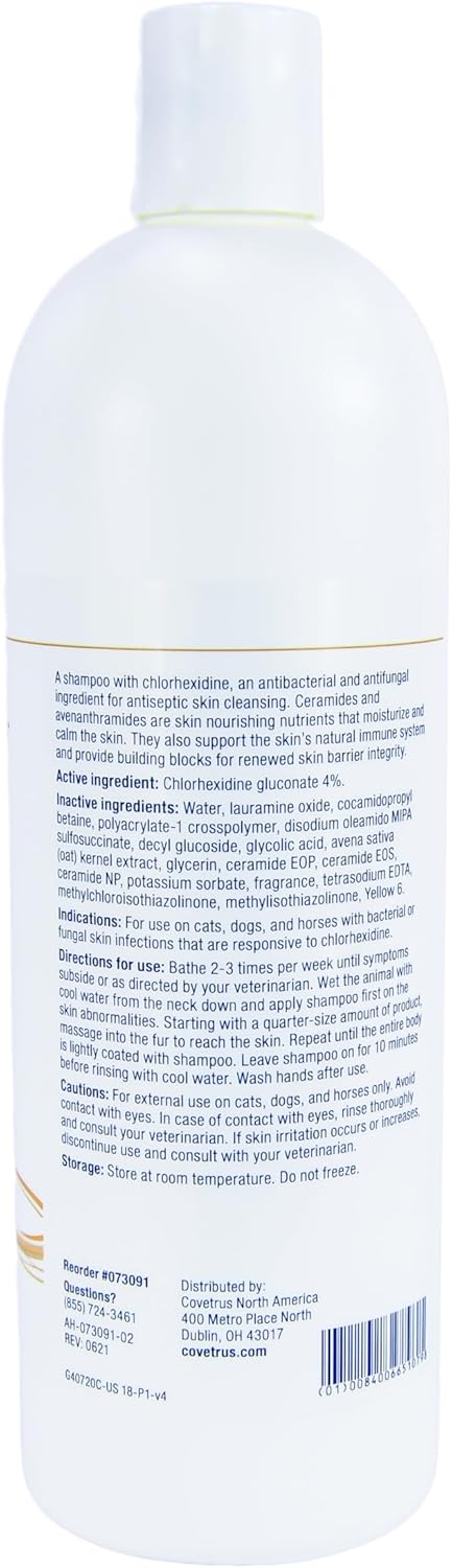 CeraSoothe® CHX Antiseptic Shampoo 16oz