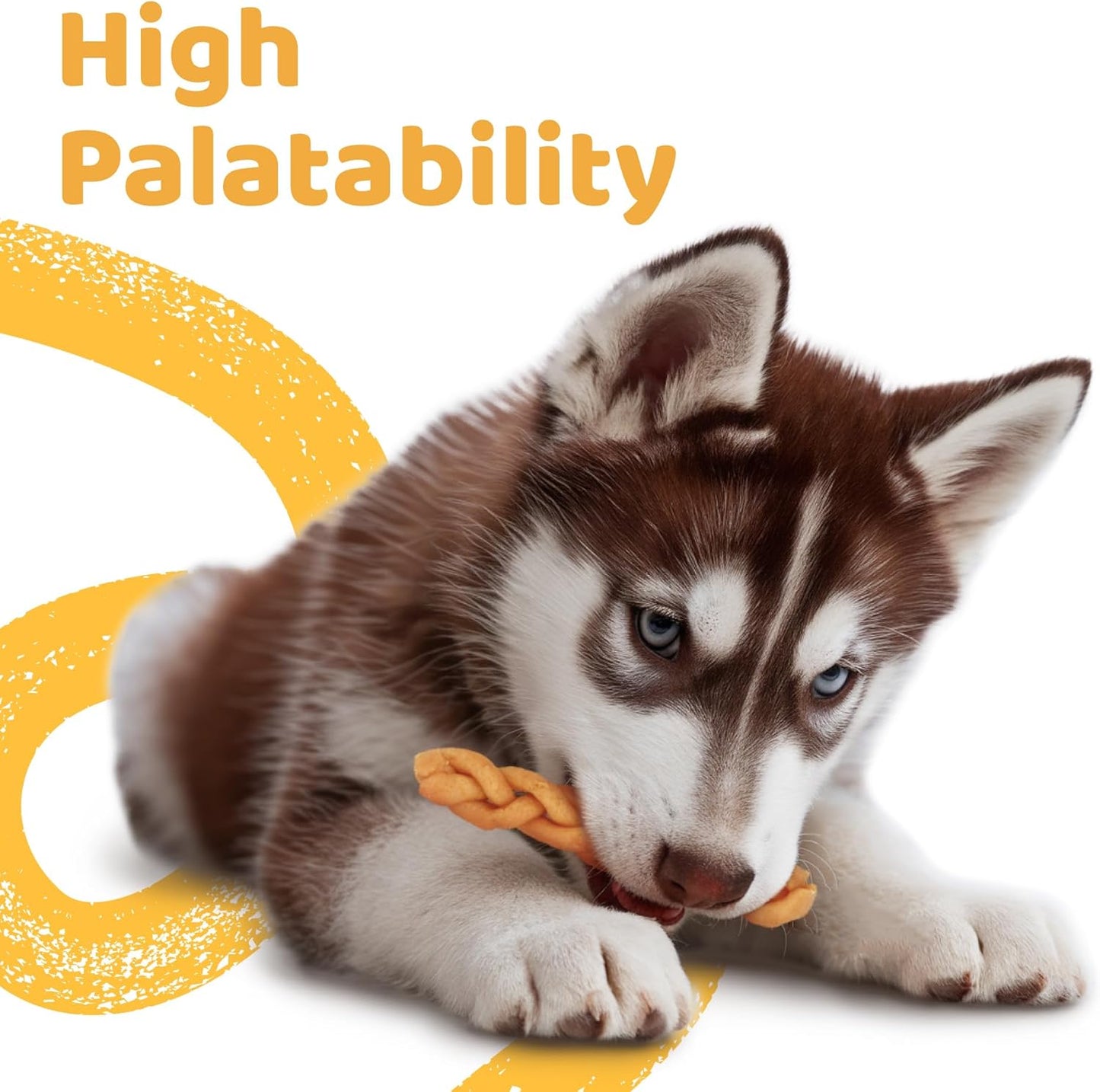 iPaw Turkey Dog Treats, All Natural Human Grade Dog Treat, Suitable for Training chew, US Sourced Raw Material, Hypoallergenic, Rawhide Alternative,Braided Stick (Sweet Potato)