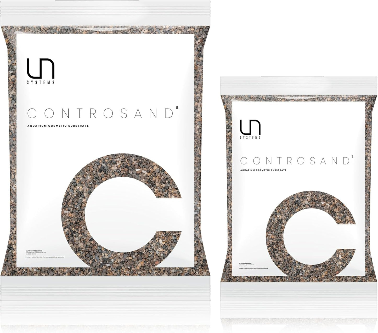 Ultum Nature Systems Controsand Santa Fe Aquarium Gravel (8L) - Small Pebbles for Fish Tank - Planted Aquarium Rocks - Fish Tank Substrate - Aquarium Pebbles - Versatile Fish Tank Stones