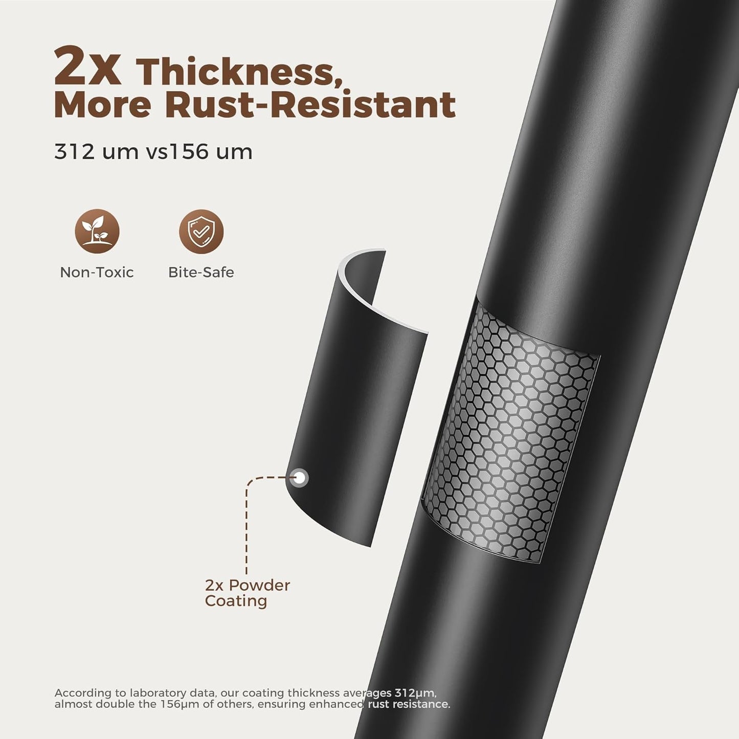 48"/38" Dog Crates for Large Dogs, Upgraded 4 Lockable Wheels, Removable Door, Dog Kennel Indoor, Max Load 300Lbs, Easy to Clean, Removable Tray, XL Dog Cage for Large and Medium Dogs