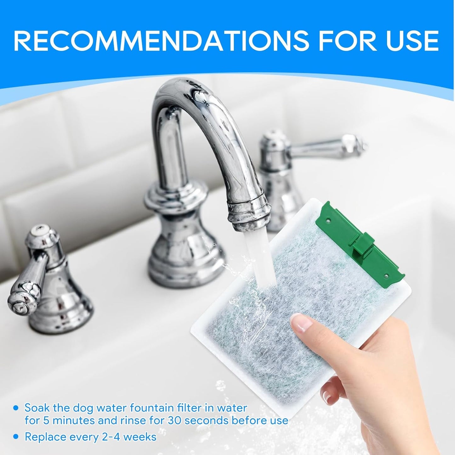 8PCS Medium Filter Cartridges Compatible with Tetra Whisper Bio-Bag Filter Cartridges Medium for Aquariums 10i IQ10 PF10, Fish Tank Filter Cartridges Power Filter Replacement for Tetra Filter